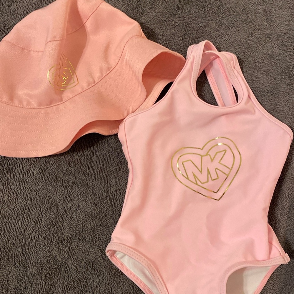 Michael Kors Bathing Suit with Matching Hat